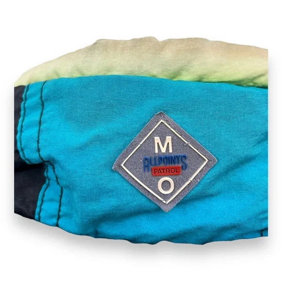 Vintage Members Only All Points Color Bomb Graphic Print Retro Ski Jacket 1980’s - Picture 9 of 16